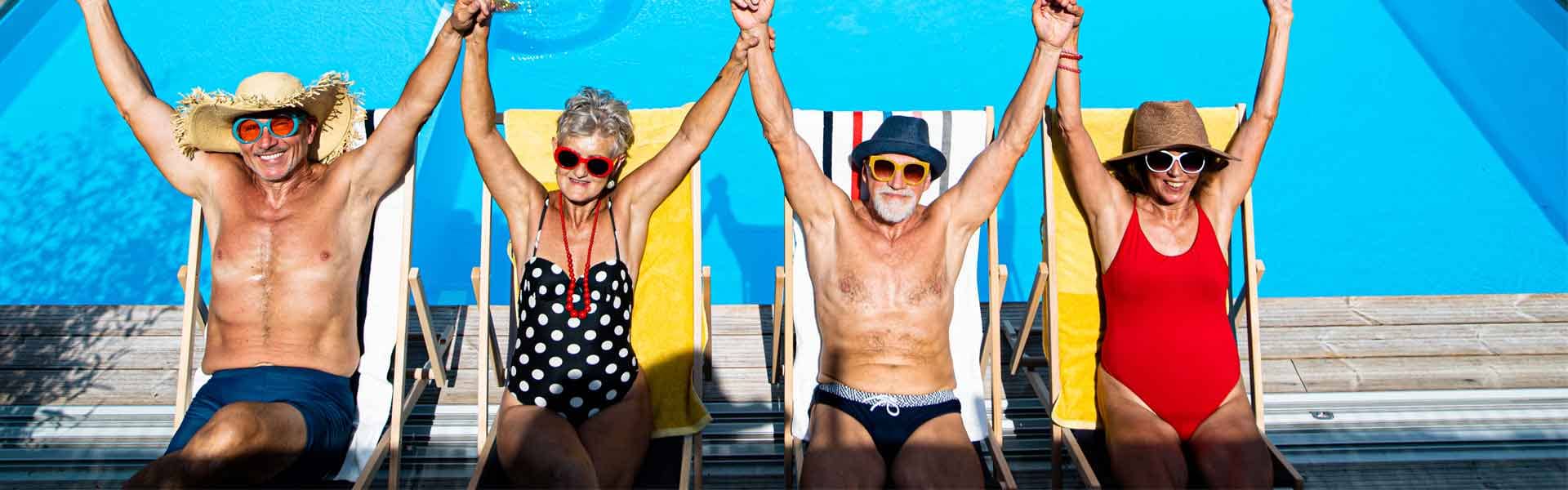 Older People at the Pool